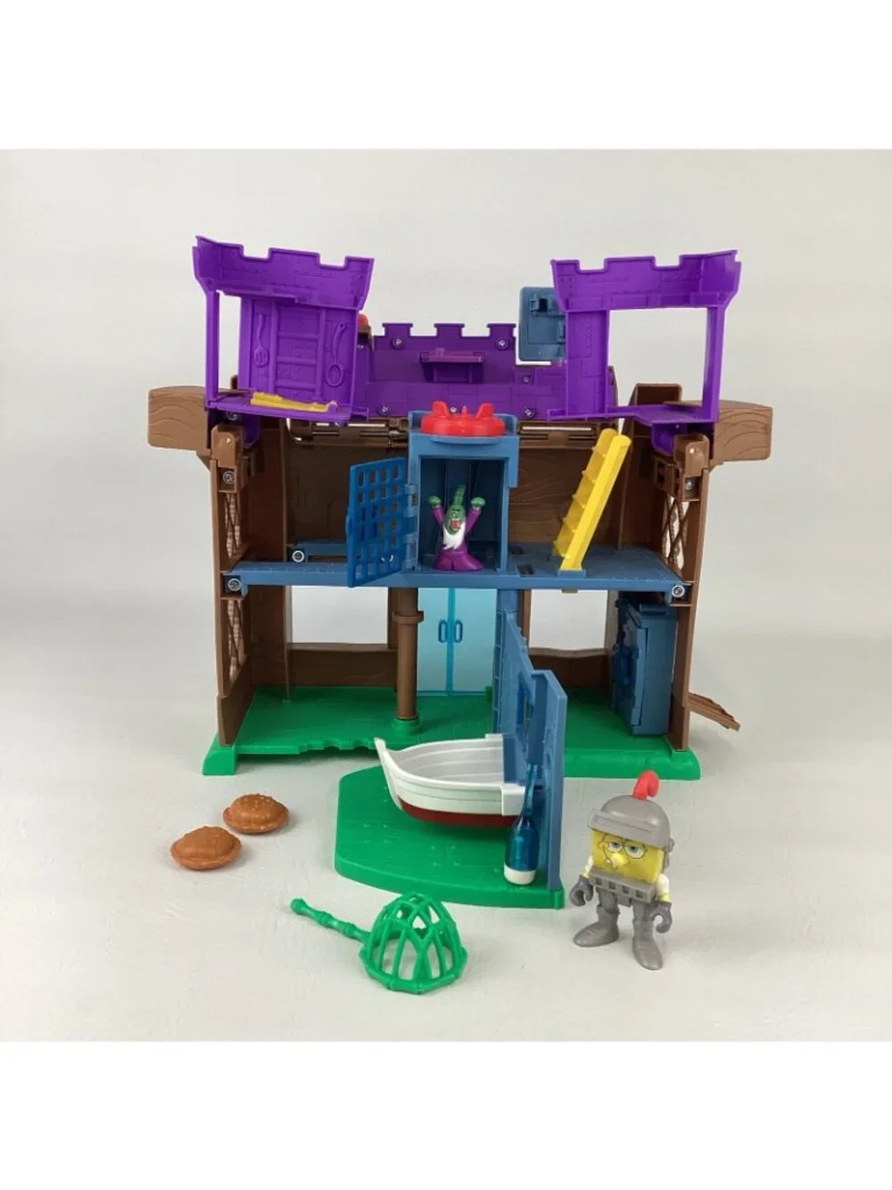 Fisher Price Imaginext SpongeBob SquarePants Krusty Krab Kastle Playset Figures